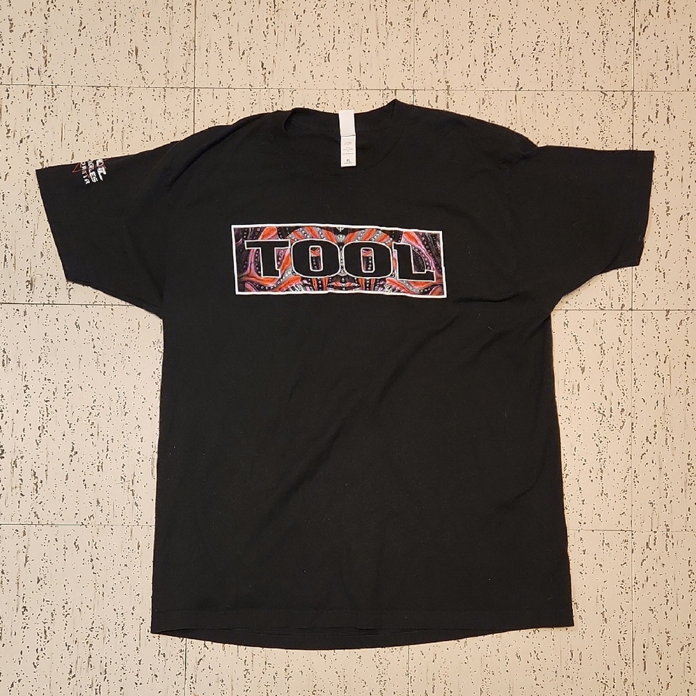 Tool 2023 Tour Band Crewneck T-Shirt Black, Red And White